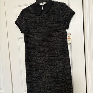 Chic Black and Gray Women's Mini Dress